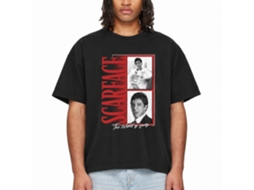 Rockinstone Scarface Logo Pics Black T-shirt Size:xxl