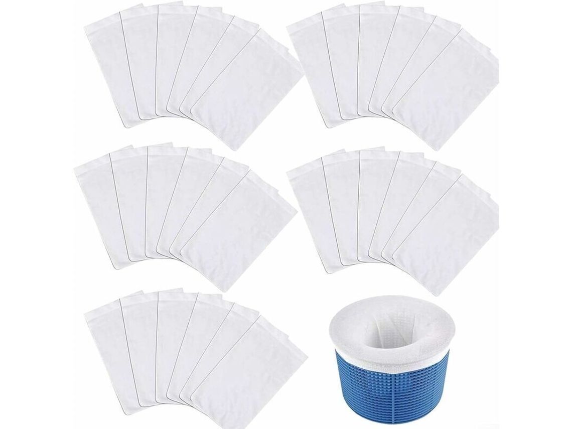 Meias Filtrantes para Skimmer, Xf30, para Piscina, Instalação Simples, Manutenção de Água Limpa AQUAFORGE
