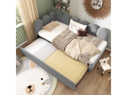 Sofá-cama 90x200+90x190 Com Gavetas E Cama Auxiliar
