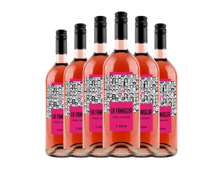 Vinho rosé LA FAMIGLIA Rosato Venezia (1 L - 6 Unidades)