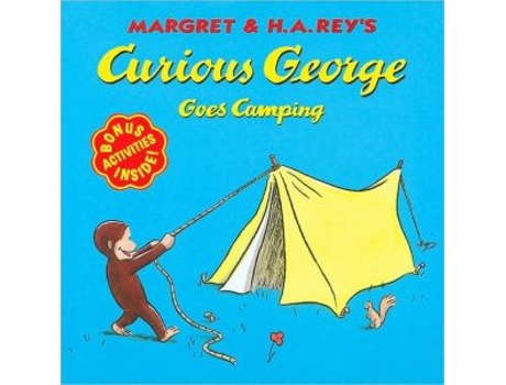 Livro Curious George Goes Camping de Margret Rey e H A Rey (Inglês)