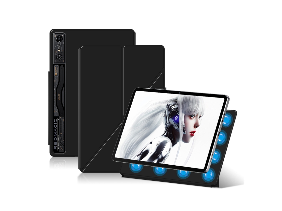 Elysve Capa Para Tablet Para Jogos Nubia Red Magic Pad Pro De 10.9 Polegadas, Material Resistente, Proteção Diária, Preto