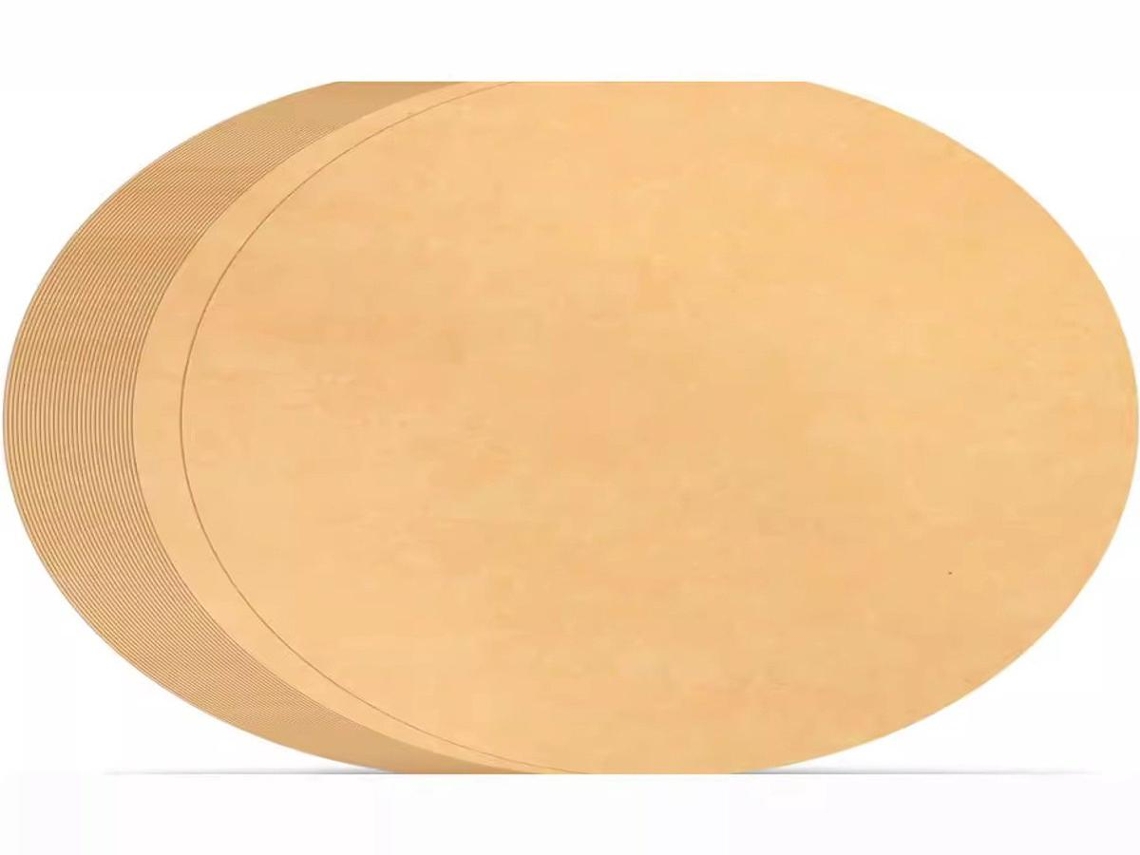 Papel Lurelia para fritadeira a ar, 100 unidades, redondo, 30 cm