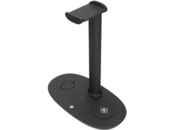 Lurelia Organizador Para Headset Gamer, Base Usb Com Luz, Carregamento Usb, Abs