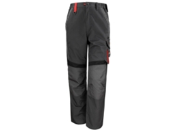 Calças De Trabalho Técnicas Masculinas Result(comprimento Da Perna 32 Polegadas) 34'' Cinza/ Preto
