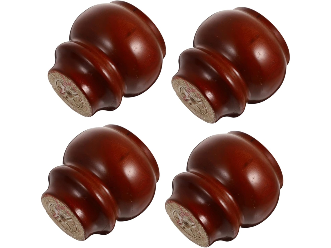 Conjunto De 4 Pés Substituição Para Sofá, Armário E Penteadeira, Em Material Sintético Resistente Com Design Moderno