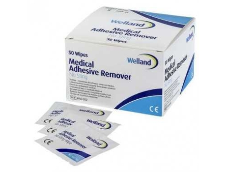 Adhe Remover Toallitas 50 Unidades Welland