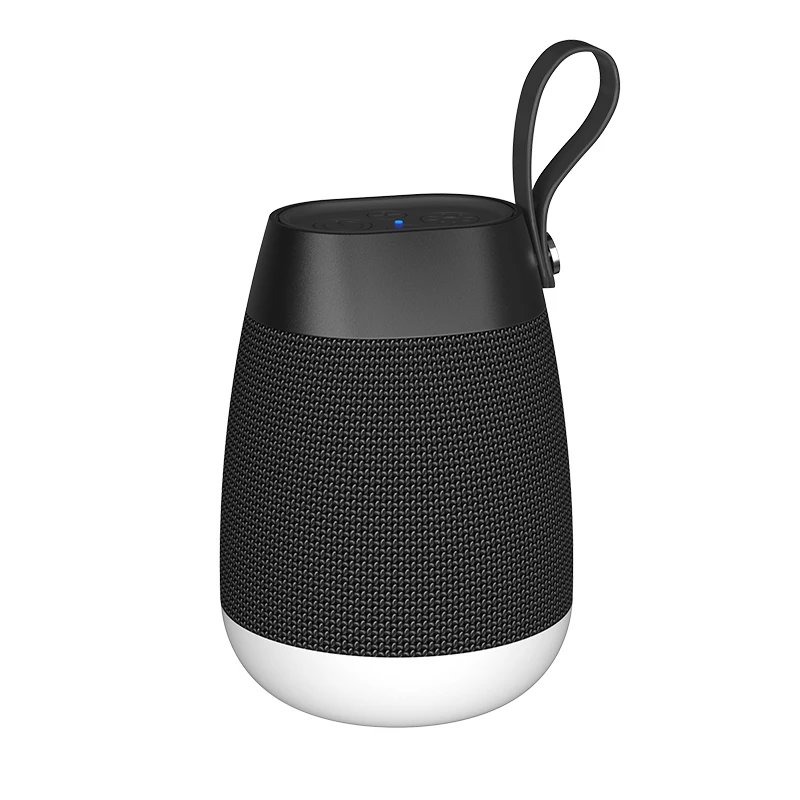 Caixa De Som Rgb Bluetooth 5.0 Para Ambientes Externos Com Luzes Led Coloridas (preta)