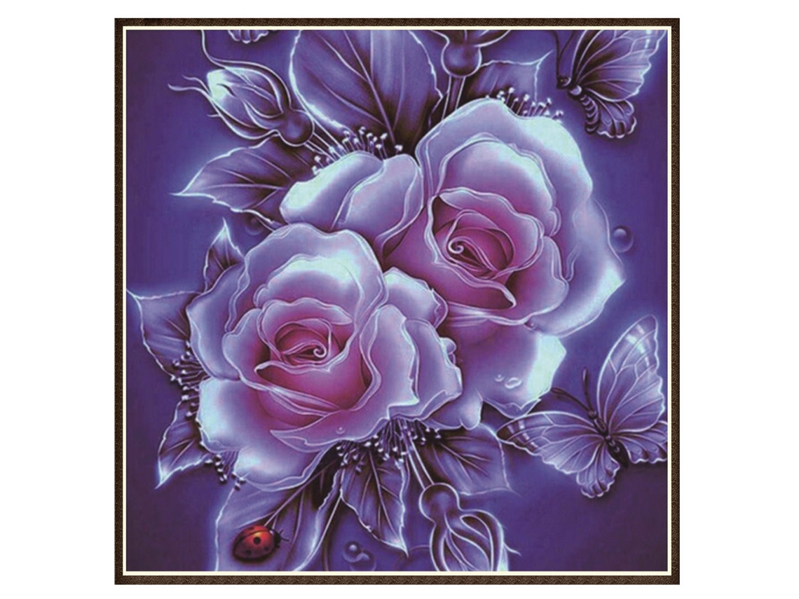 Laxiscreed Pintura De Diamante Rosa Diy Para Ornamento Decorativo Com Cristais De Vidro