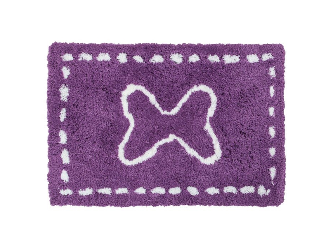 Tapete De Microfibra Roxo 60x90 Cm