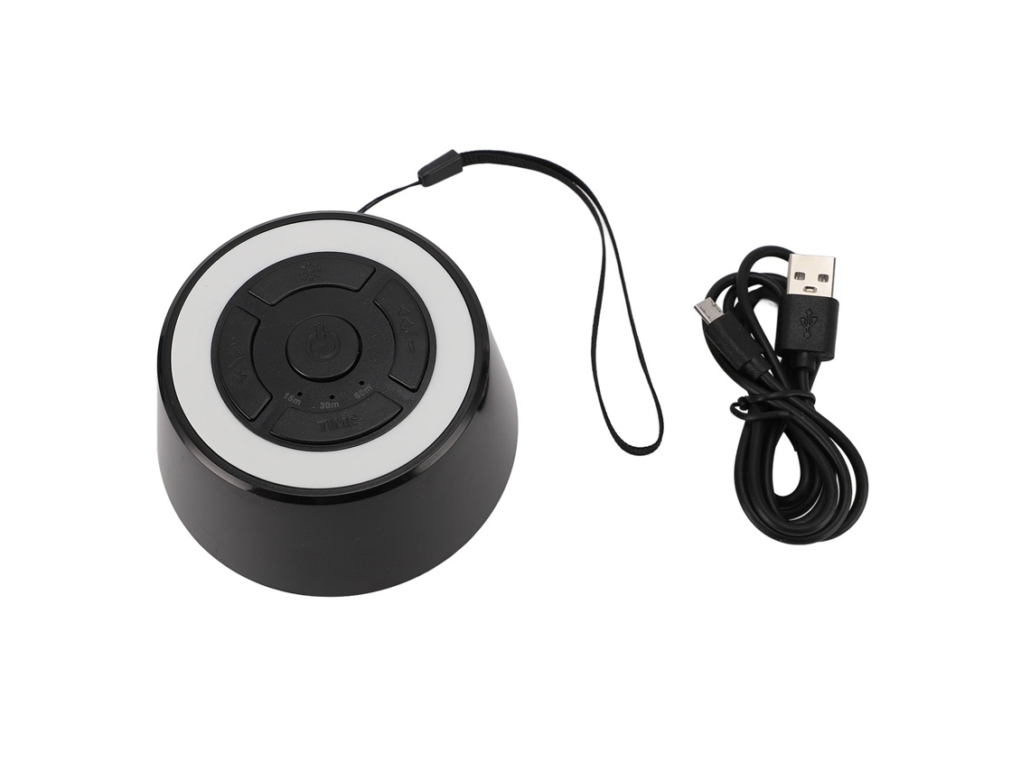 Primerox máquina de Ruído Branco Portátil com Timer para Adultos Bebês Sono em Casa Viagem Escritório Preta