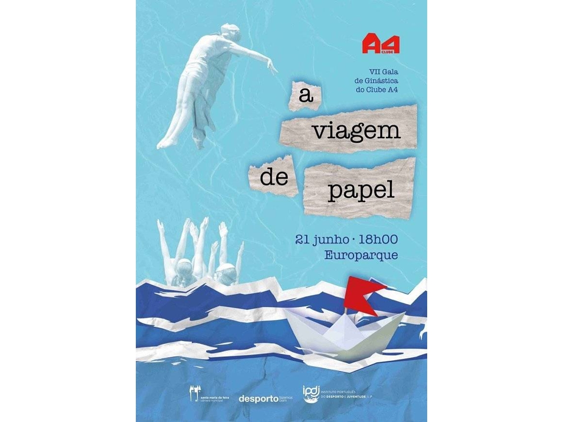 Bilhete A VIAGEM DE PAPEL | GALA CLUBE A4