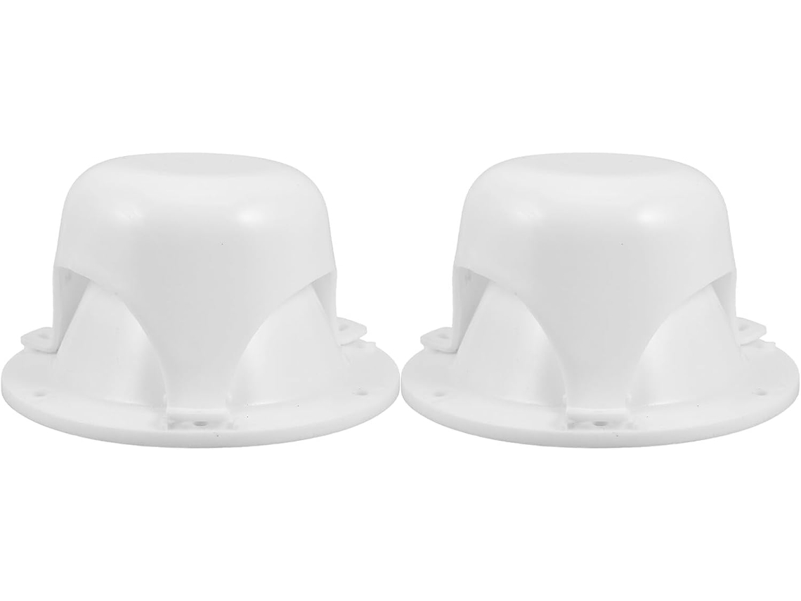Conjunto De 2 Tampões De Ventilação De Teto Brancos Para Autocaravanas