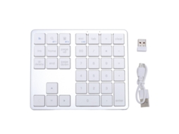 2026 teclado Numérico Sem Fio Bluetooth com 35 Teclas