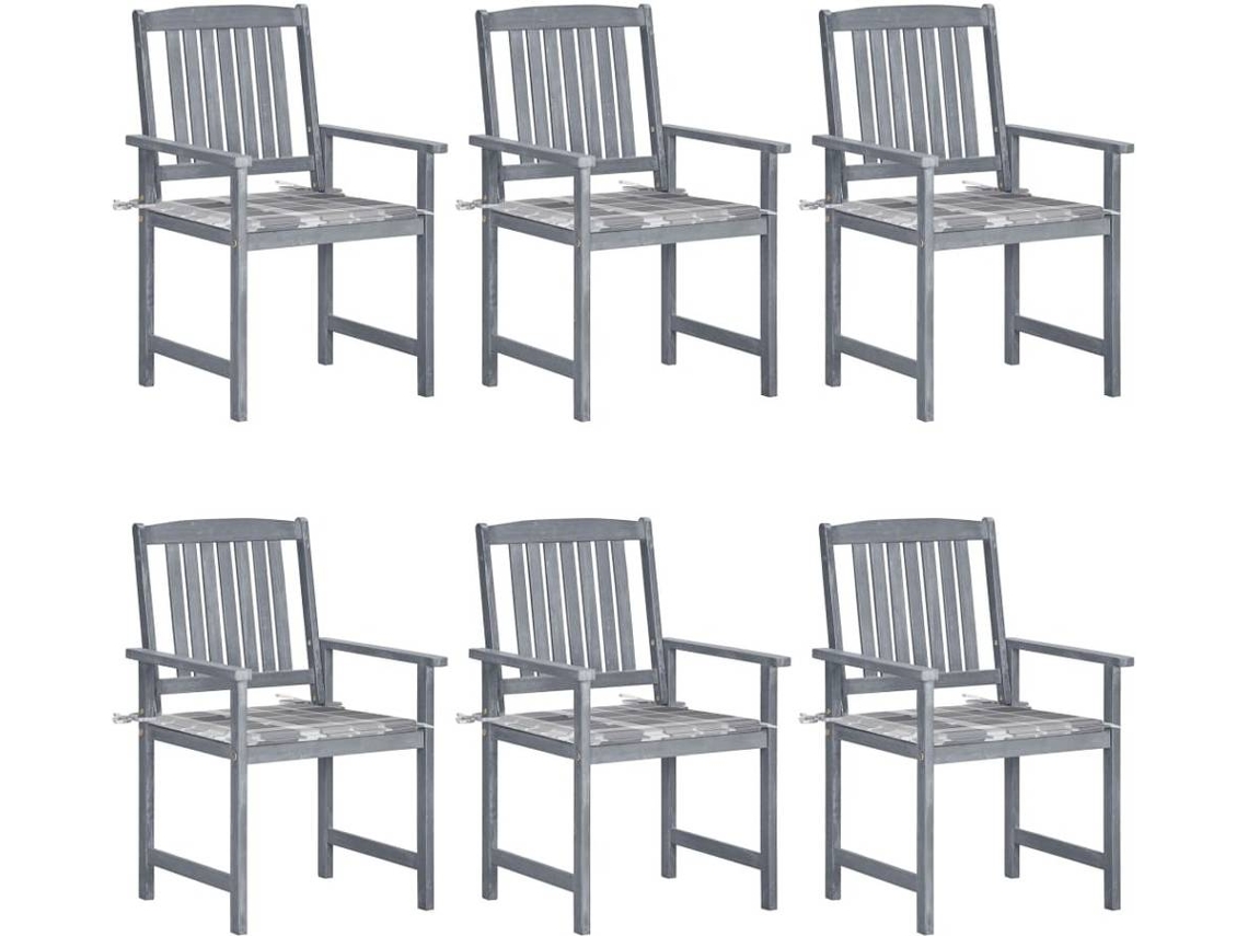 Garden Chair, Garden Chairs Vidaxl Cinzeto Madeira (n/a)