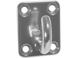 Placa Retangular 35x40mm Ganchos Abertos Øfio 6mm Uc2 Chapuis