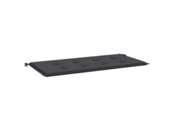Garden Bench Cushion, Garden Bench Cushions Vidaxl Preto Tecido (120 X 50 X 3 Cm)