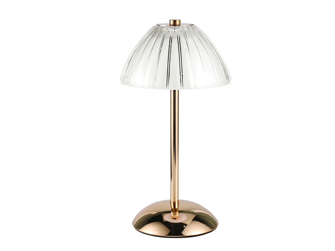 Rebe-lâmpada Champignon Com Interruptor Táctil, Regulável Sem Escalas, Recarregável, Decorativa De Cristal Para Mesa De Jantar, Mesa De Cabeceira