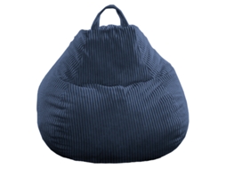 Pufe Pêra Bombazina Bananair 120 X 100 Cm Azul Escuro