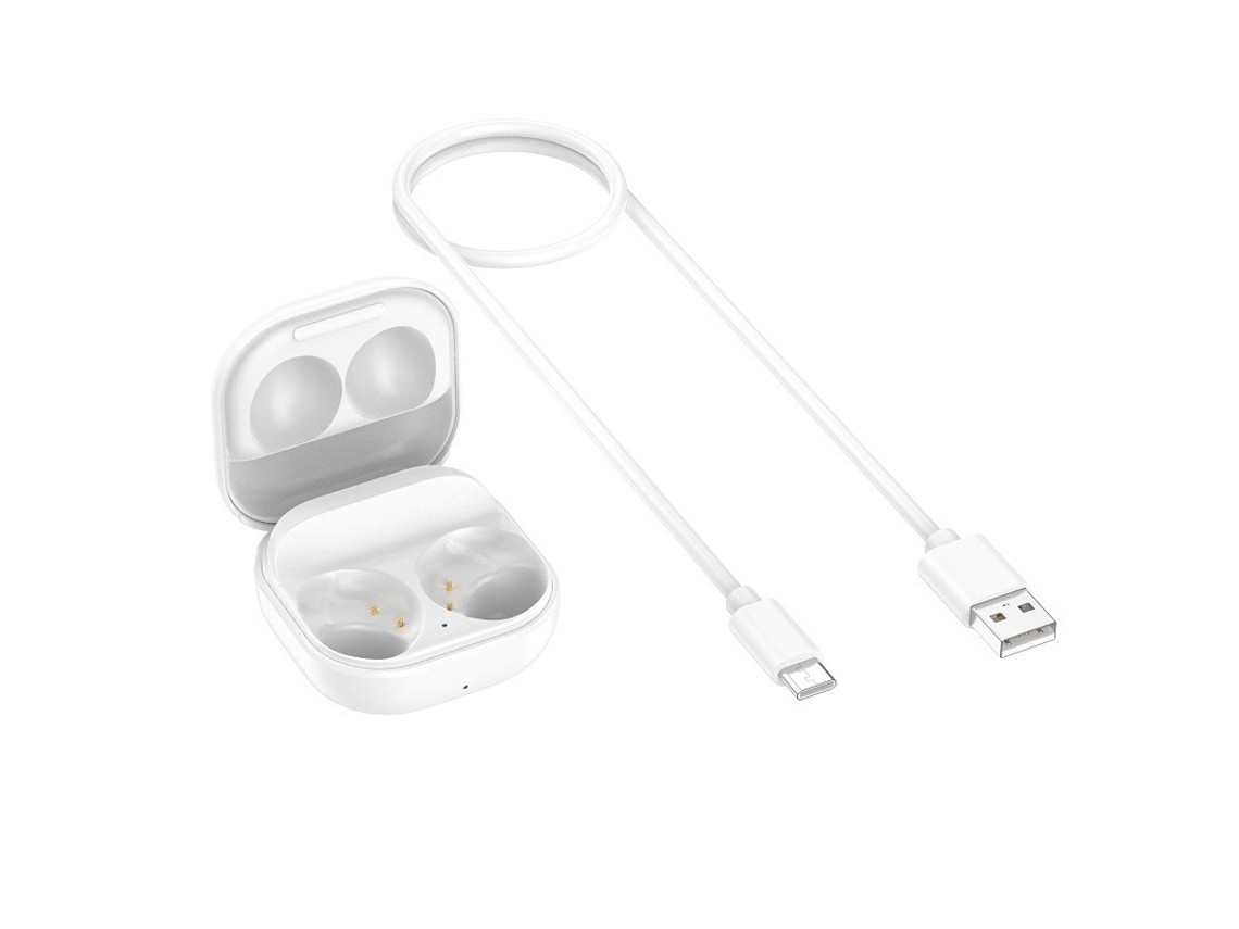 2 Caixas De Carregamento Para Fones De Ouvido Sem Fio Samsung Galaxy Buds2 Sm-177 (brancas)