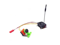 Transmissor de Vídeo de 2w com Câmara Slonwake 5.8ghz 48ch 2w Ajustável e Câmara Fpv B19 Pro 1500tvl 19x19mm para Drones Rc Fpv. MDUG