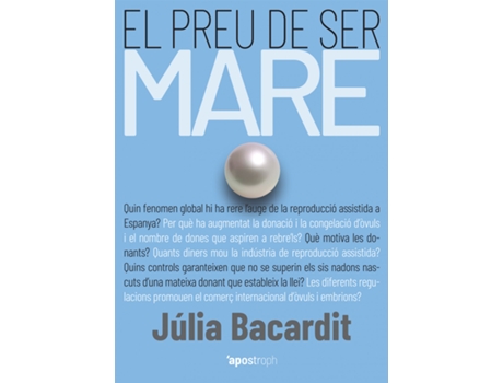 Livro El Preu De Ser Mare de Júlia Bacardit (Catalão)