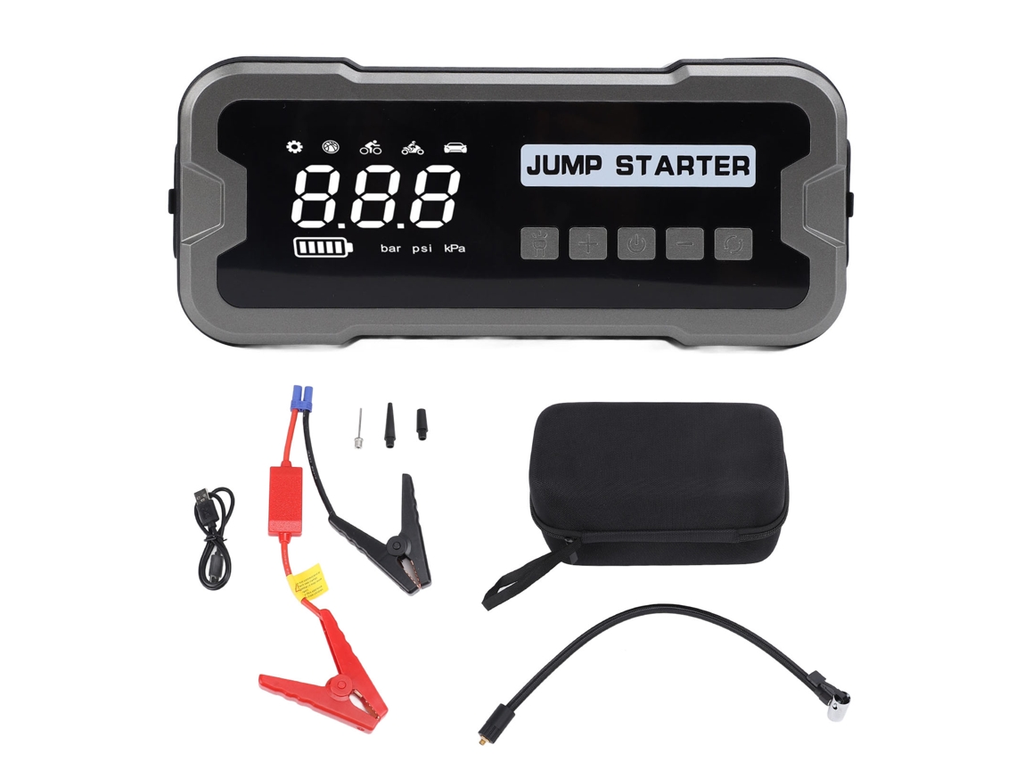 Iniciador De Carro 12v 4000a Com Inflador E Luz Led