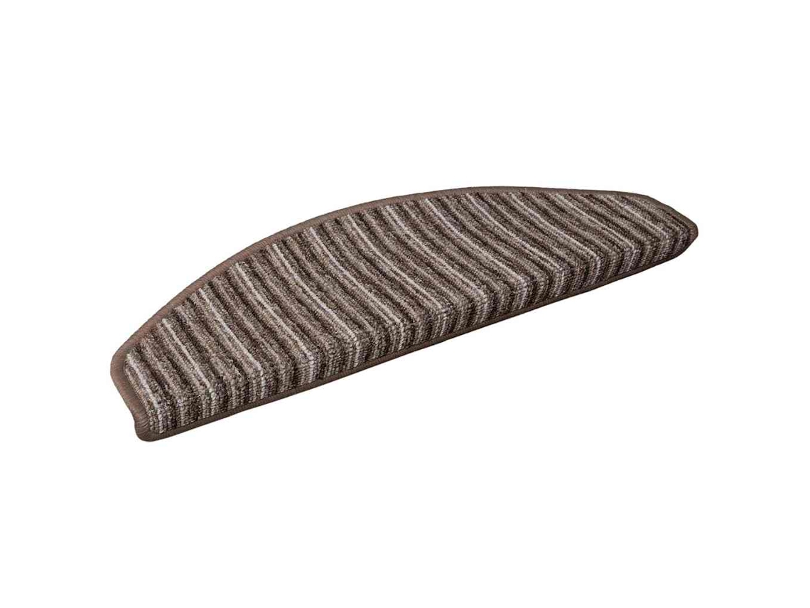 Conjunto 15 Degraus De Escada Vidaxl Castanho Polipropileno (65 X 21 X 4 Cm)