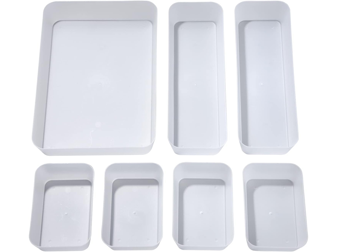Divisórias de gaveta de plástico transparente Slowmoose