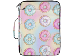 Pasta Organizadora Expansível Sweet Donuts Com 7-camadas Em Formato De Sanfona, Impermeável, Ideal Documentos