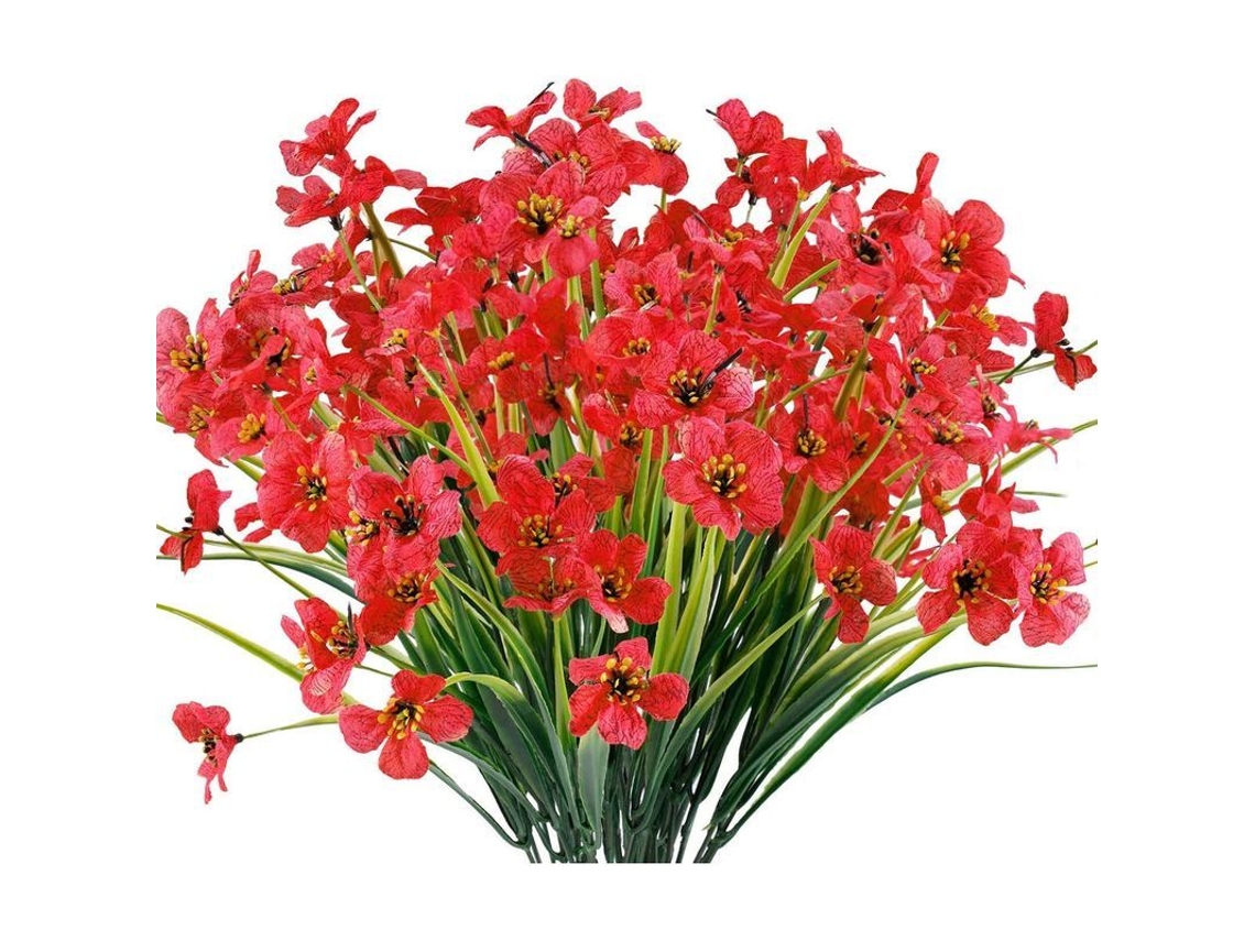 12 Buquês Flores Artificiais UV Protegidas Nova Line S/MARCA