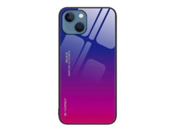Lurelia Capa Iphone 14 Plus Vidro Rosa E Amarelo