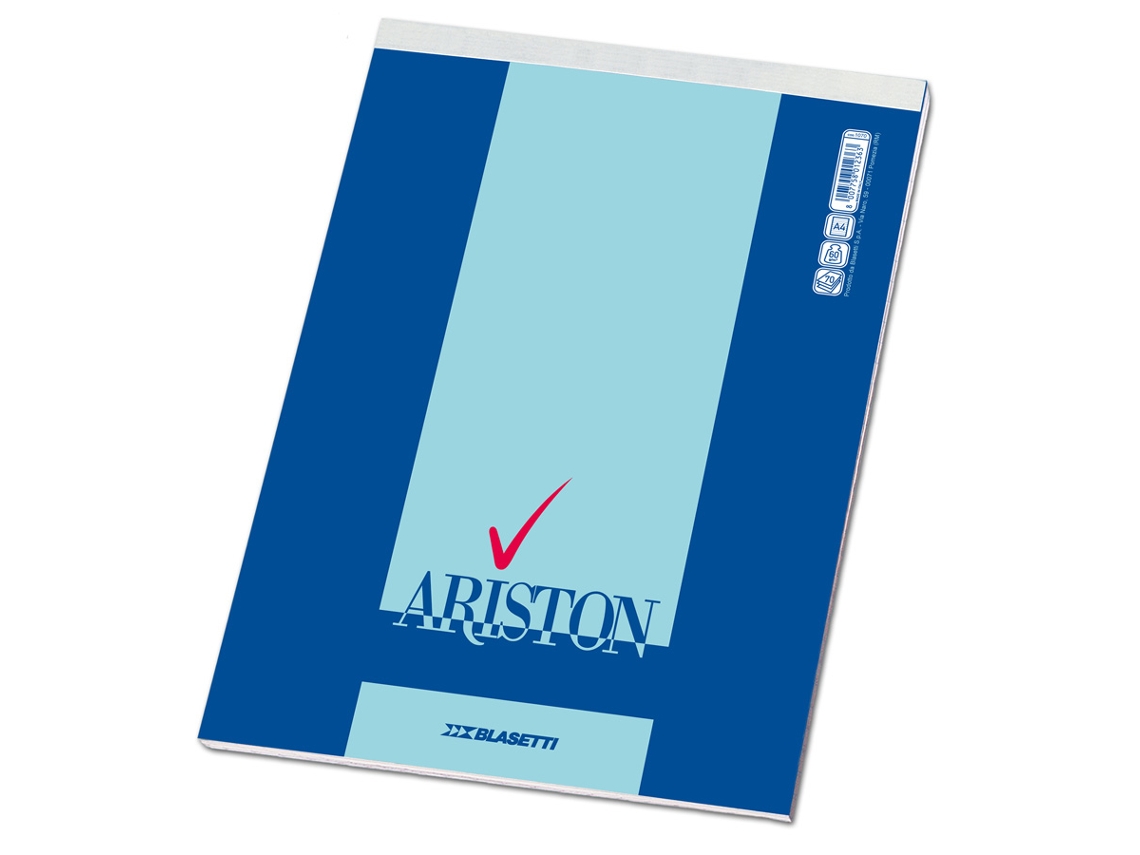 Caderno e bloco Ariston A4 70 folhas multicolorido BLASETTI