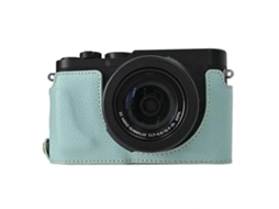 Capa Protetora De Couro Pu Para Câmera Leica D Lux 8 Verde Hk Azul Bebê Brilvibera