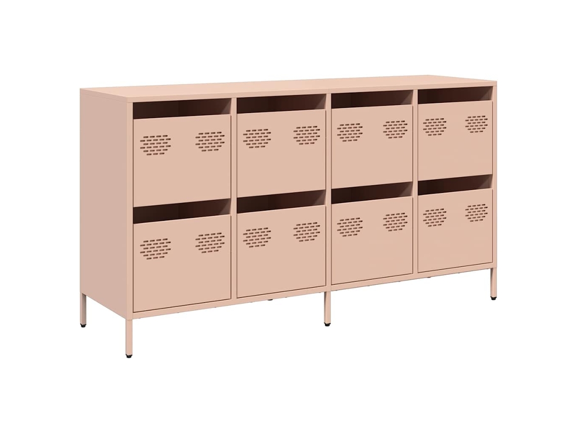 Sideboard, Sideboards Vidaxl Cor-de-rosa Aço (n/a)