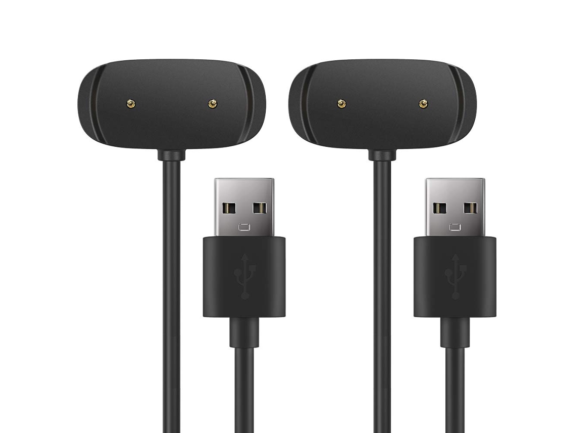 Carregador Magnético Usb Hexinyigjly Para Amazfit Gtr/gts/active/bip/t-rex Pro,compatível Com 20+ Modelos(2 Peças)