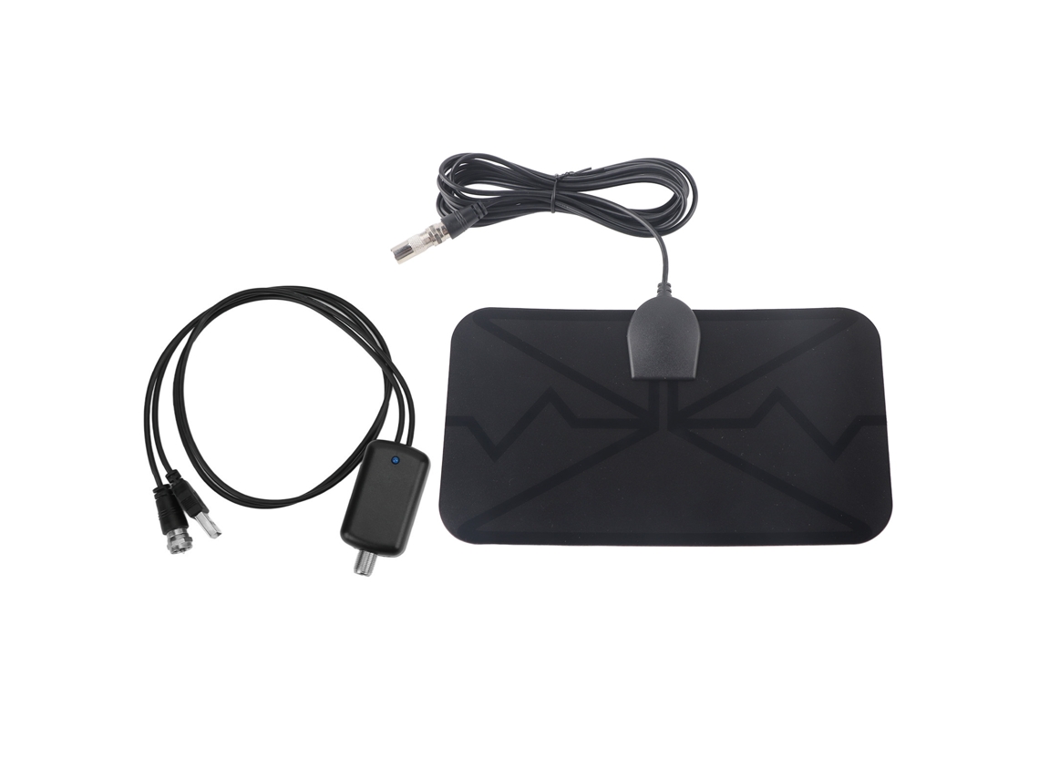 Antena De Tv Digital Interna Amplificada Hd Profissional Kj 035