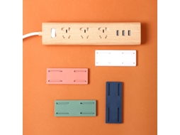 Conjunto de 4 Suportes para Tomadas Parede BRILVIBERA