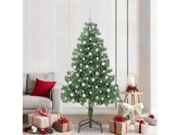 Vidaxl Árvore De Natal Verde 210 Cm Pvc