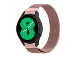 Bracelete Aço Inoxidável com Liberação Rápida para Samsung Galaxy Watch 7 com Fivela Milan Ouro Rosa XIAOMOYU