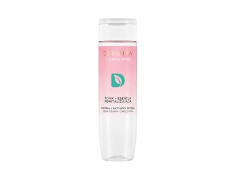 essência Clean & Mais DERMIKA de revitalizar tónico tez cinzenta e cansado de chicória & Retinol 200ml Ativo