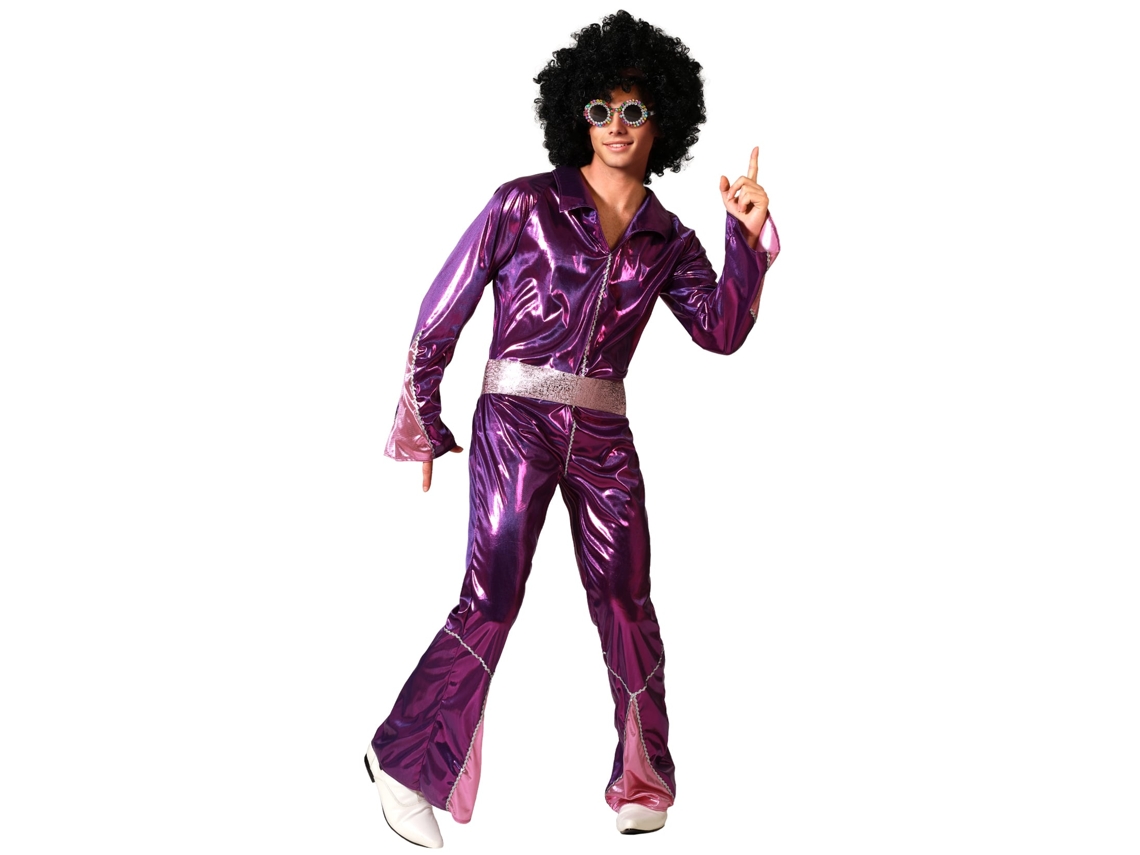 Fantasia Homem Disco Roxo