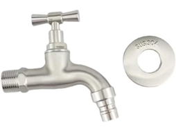 Torneira De Parede Externa Aço Inoxidável 304 Resistente Ao