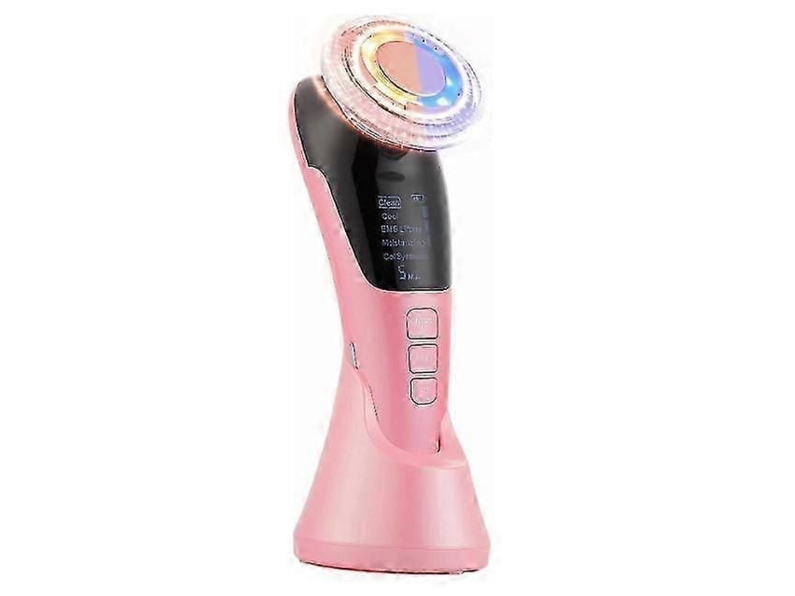 Massageador Facial Elétrico para Cuidados com a Pele, Aparelho de Lifting Alta Frequência Ems, Rosa 202 5 GOKOCO