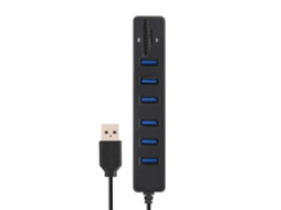 Jdl-hsd8 Hub Usb 2.0 Combo Splitter Com Leitor De Cartão Sd Tf Adaptador De 3/6 Portas Para Laptop