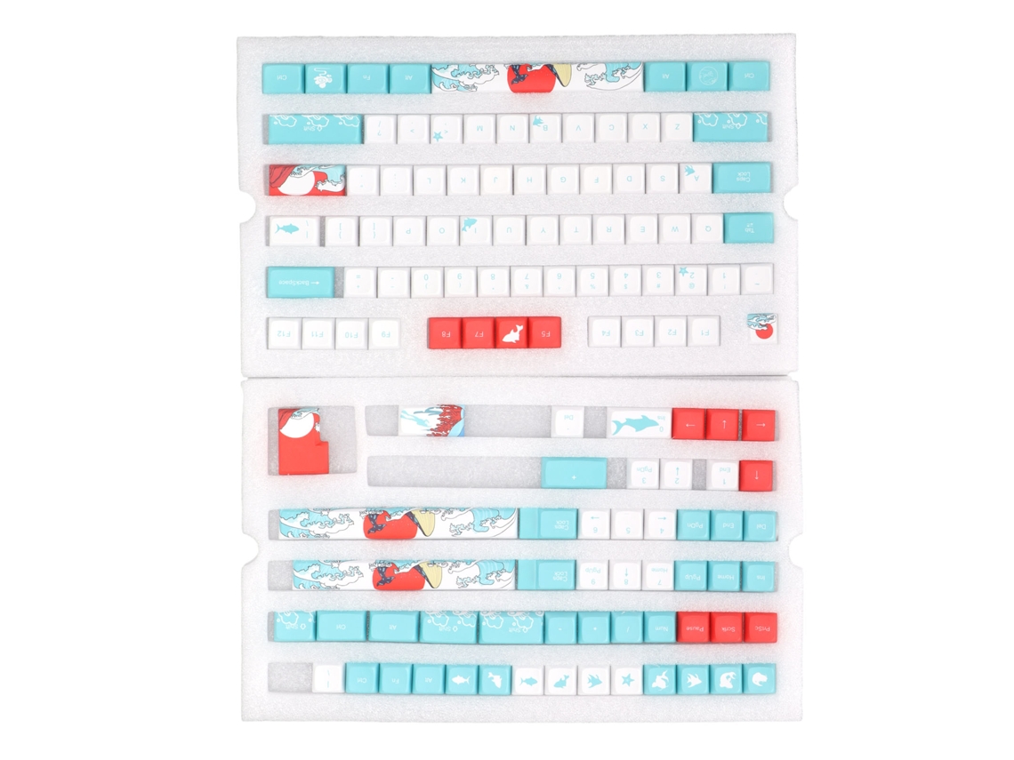 Tecldas Mecânicas Pbt 128 Teclas Para Teclado Mecânico