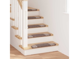 Vidaxl Tapetes Adesivos Para Escadas 15 Unid. 65 X 21 X 4 Cm Non-slip