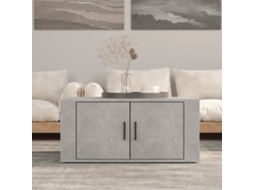 Vidaxl Mesa De Centro 80x50x36 Cm Derivados Madeira Cinzento Cimento