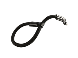 Alça de pulso para câmera com cordão redondo, alça para câmeras DSLR/SLR, cordão de mão para câmera, preta
