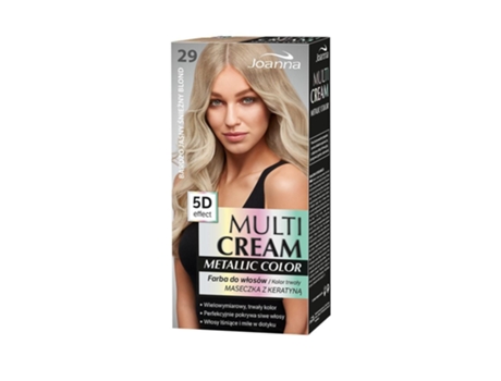 JOANNA_Multi Cream Metallic Color 5D Effect farba do wLâ€šosAlw 29 Bardzo Jasny LšnieLLny Blond